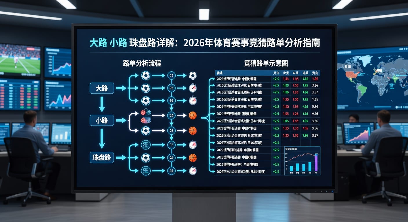 大路小路珠盘路：足球盘口深度解析与实战技巧2026